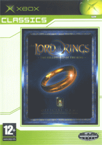 Lord of the Rings Fellowship of the Ring PAL Xbox PAL box art